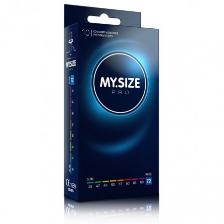 MY.SIZE Pro 72 mm 10 szt. - prezerwatywy
