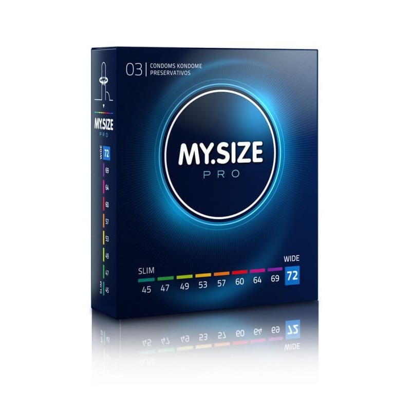 MY.SIZE Pro 72 mm 3 szt. - prezerwatywy