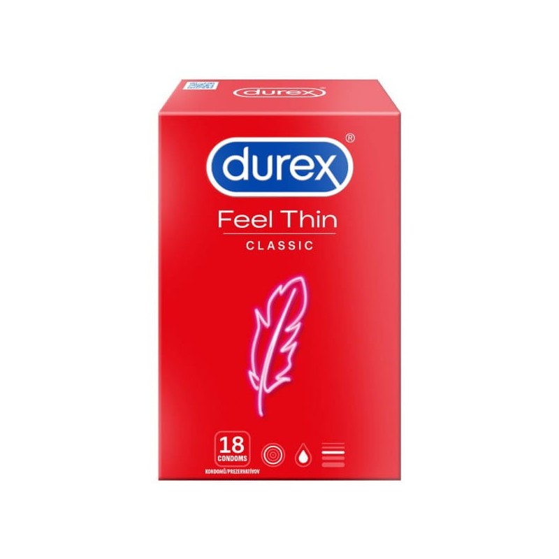 Durex Feel Thin Classic 18 szt. - prezerwatywy