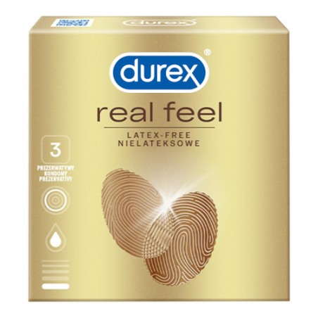 Durex Real Feel 3 szt. - prezerwatywy