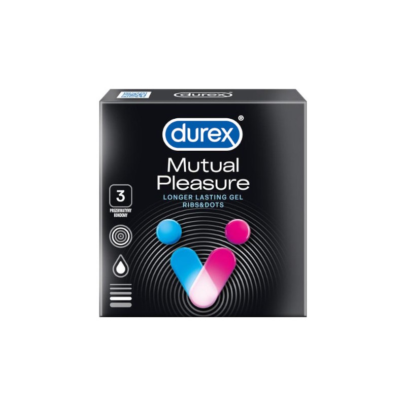 Durex Mutual Pleasure 3 szt. - prezerwatywy