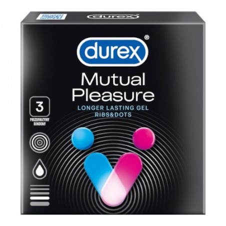 Durex Mutual Pleasure 3 szt. - prezerwatywy