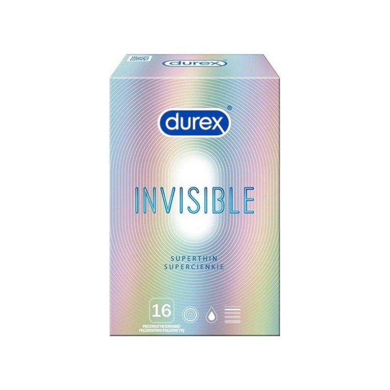 Durex Invisible 16 szt. - prezerwatywy