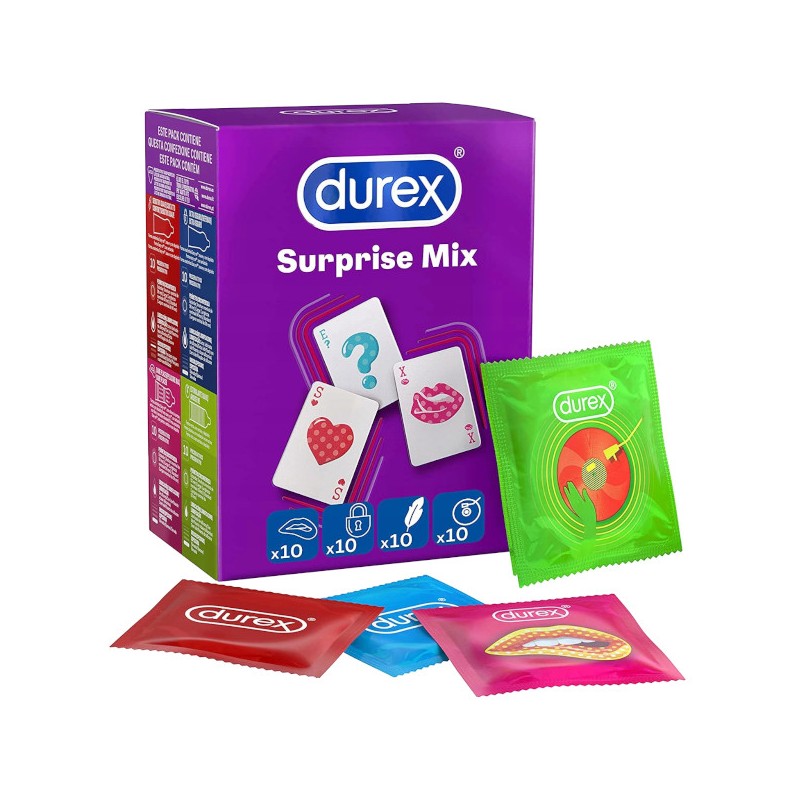 Durex Surprise Mix 40 szt. - prezerwatywy