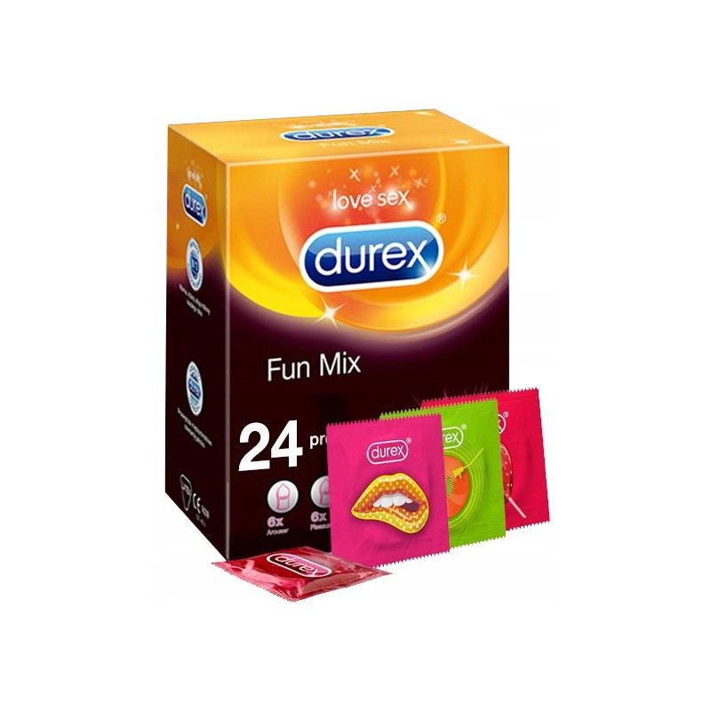 Durex Fun Explosion MIX 24 szt. - prezerwatywy