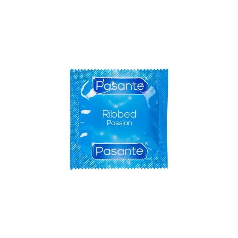 Pasante Ribbed 1 szt. - prezerwatywy