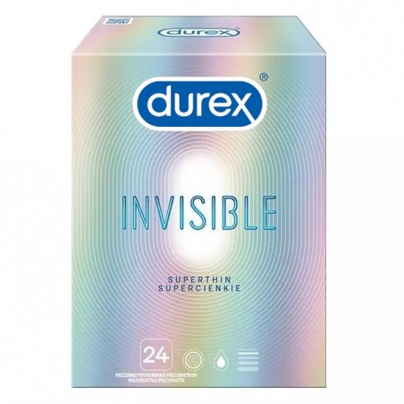 Durex Invisible 24 szt. - prezerwatywy