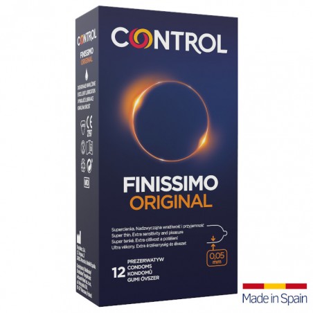 Control Finissimo Original 12 szt. - prezerwatywy cienkie