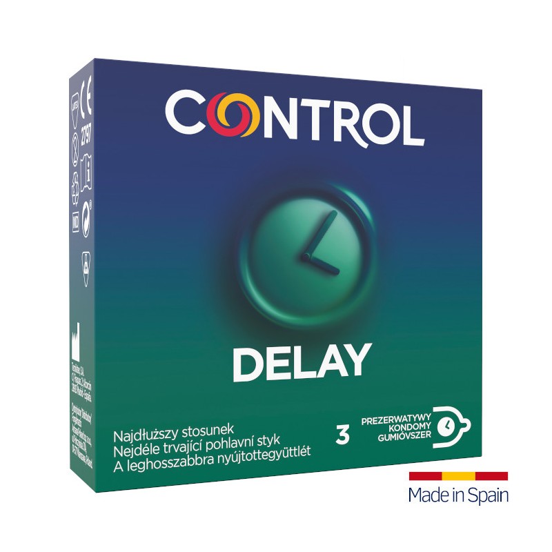 Control Delay 3 szt. - prezerwatywy opóźniające wytrysk