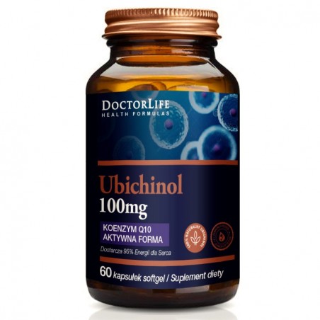 Doctor Life Ubichinol 100 mg Koenzym Co-Q10 - 60 kapsułek