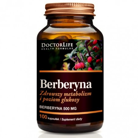 Doctor Life Berberine, berberyna 500 mg - 100 kapsułek