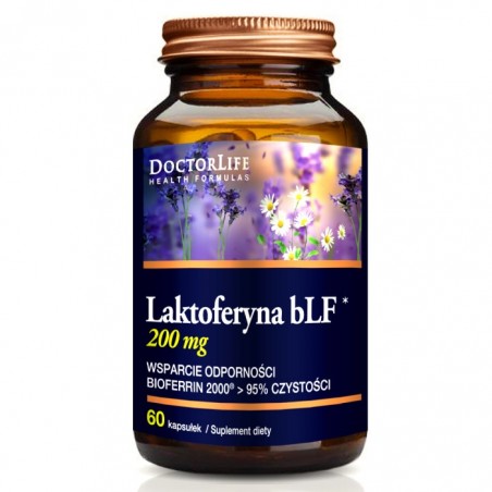 Doctor Life Laktoferyna bLF 200 mg - 60 kapsułek