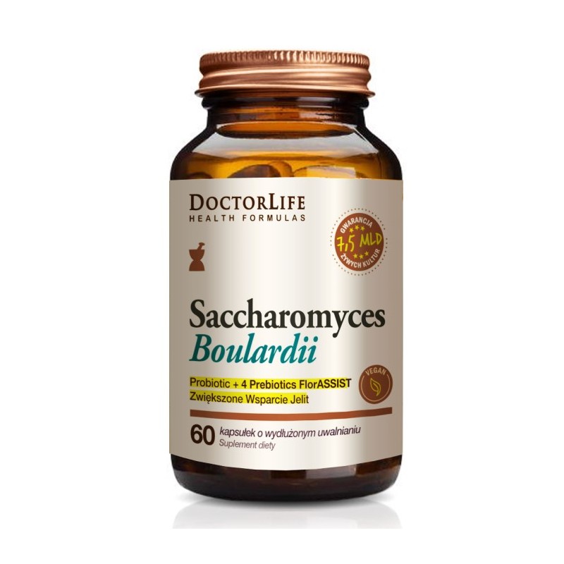 Doctor Life Saccharomyces Boulardii - 60 kapsułek