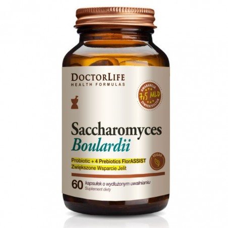Doctor Life Saccharomyces Boulardii - 60 kapsułek