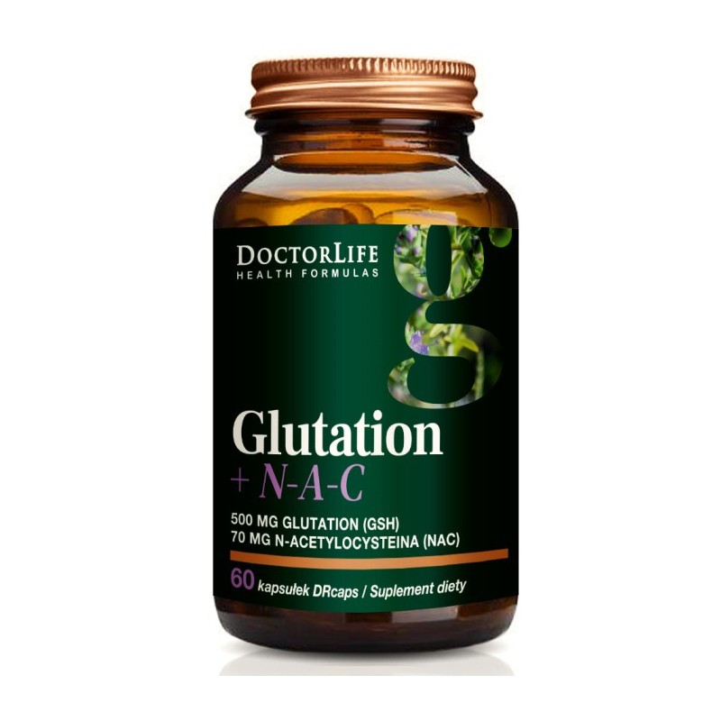 Doctor Life Glutation GSH + NAC - 60 kapsułek