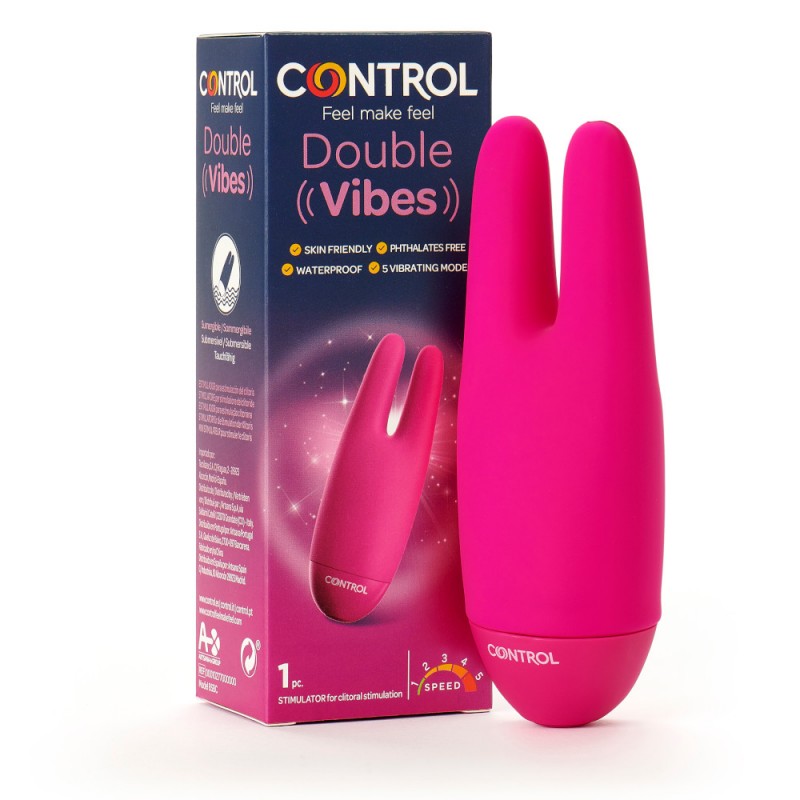 Control Double Vibes - mini masażer z podwójną końcówką