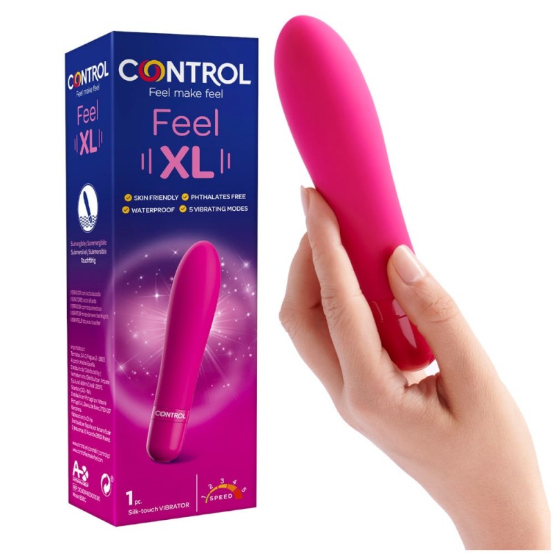Control Feel XL - duży wibrator z różnymi trybami