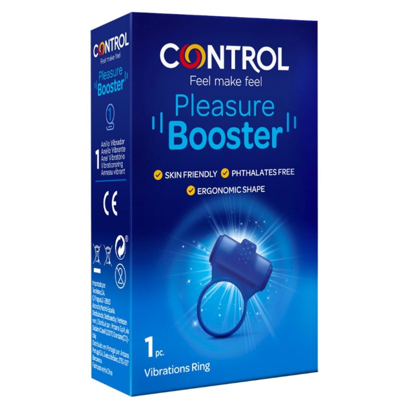 Control Pleasure Booster - nakładka wibracyjna z wypustkami