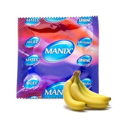 Unimil Flavours banan 1 szt. - prezerwatywy