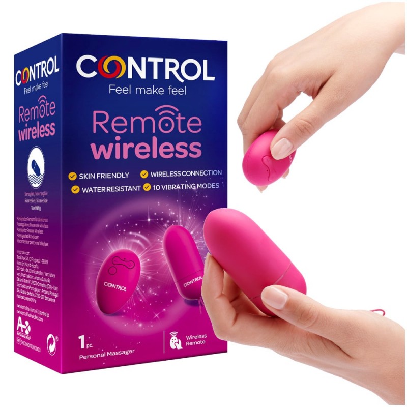 Control Remote Wireless - dyskretny jajko masażer