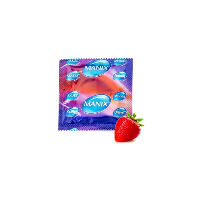 Unimil Flavours truskawka 1 szt. - prezerwatywy