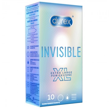 Durex Invisible XL 10 szt....