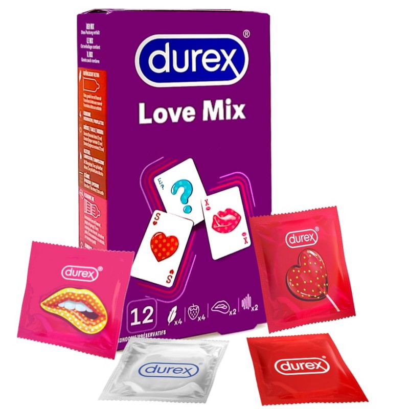 Durex Love Mix 12 szt. - prezerwatywy
