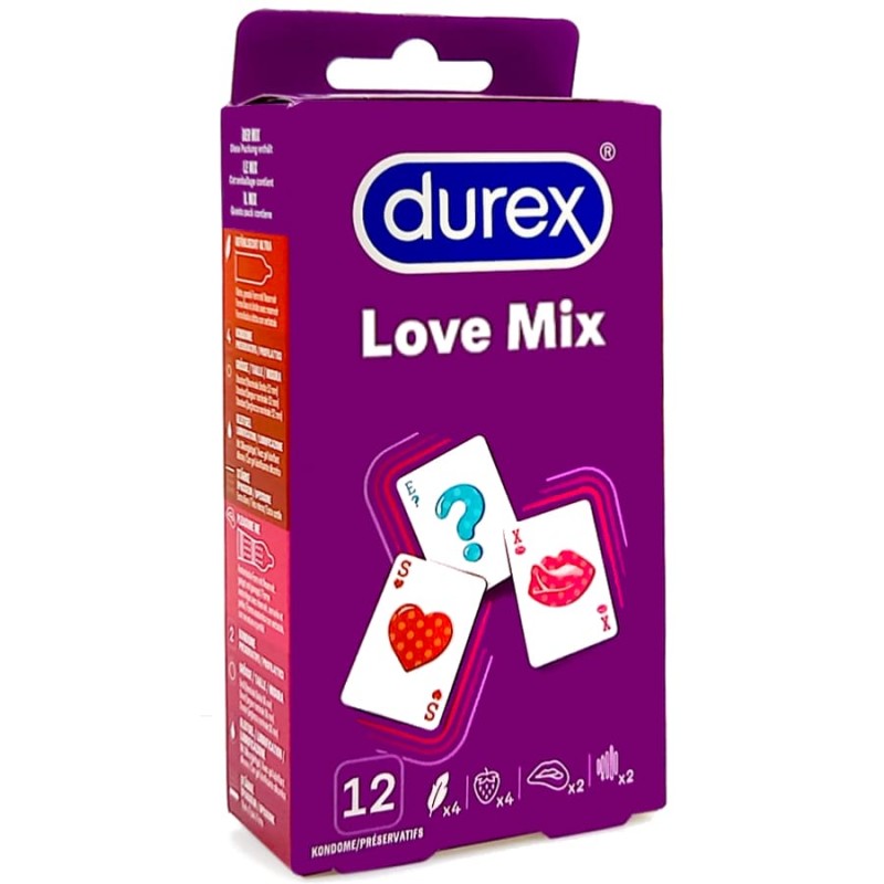 Durex Love Mix 12 szt. - prezerwatywy