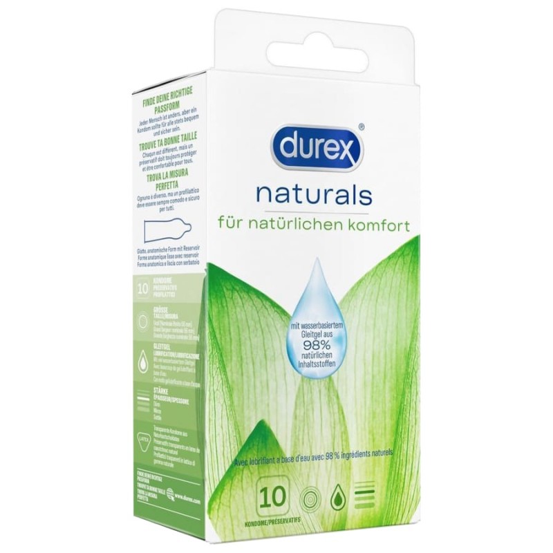 Durex Naturals 10 szt. - prezerwatywy