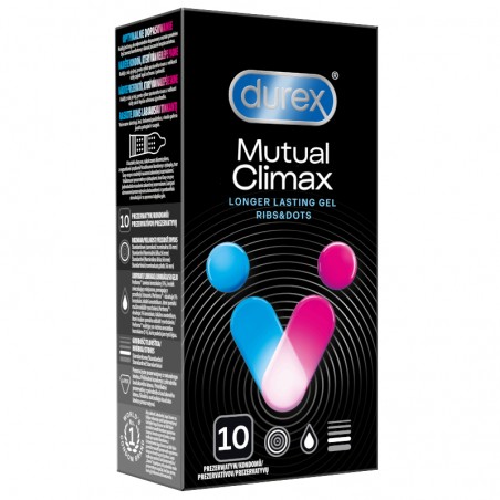 Durex Mutual Pleasure Climax 10 szt. - prezerwatywy
