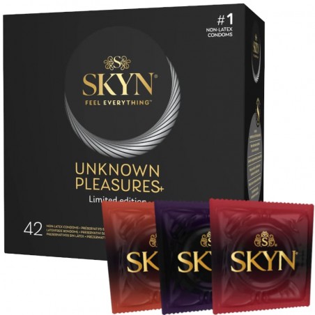 SKYN Unknown Pleasures 42 szt. - prezerwatywy nielateksowe mix
