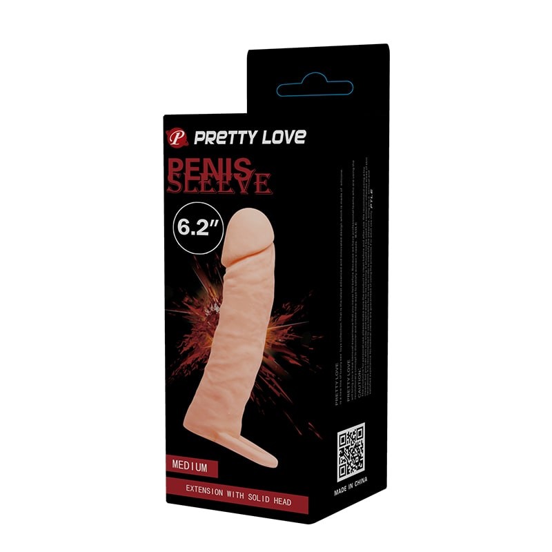 Pretty Love Penis Sleeve 6,2" medium - nakładka
