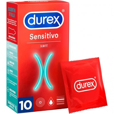 Durex Sensitivo Slim Fit 10 szt. - prezerwatywy