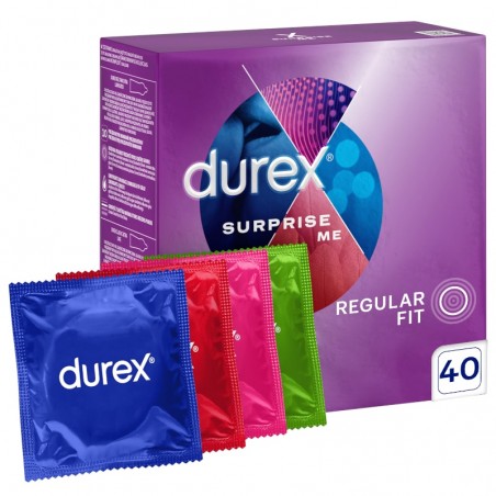 Durex Surprise Me MIX 40 szt. - prezerwatywy