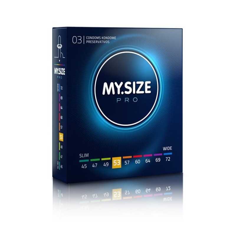 MY.SIZE Pro 53 mm 3 szt. - prezerwatywy