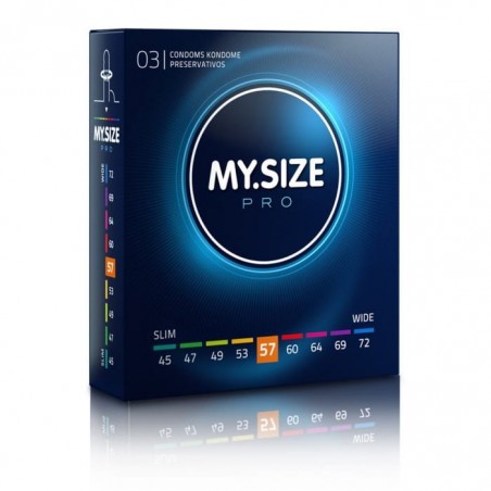 MY.SIZE Pro 57 mm 3 szt. - prezerwatywy