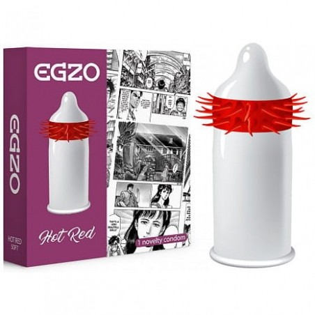EGZO Hot Red 1 szt. - prezerwatywy