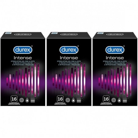 Durex Intense 48 szt (3x16) - prezerwatywy