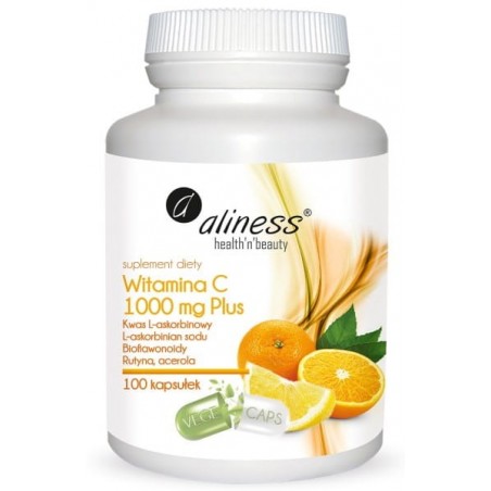 Aliness Witamina C 1000 mg Plus - 100 kapsułek