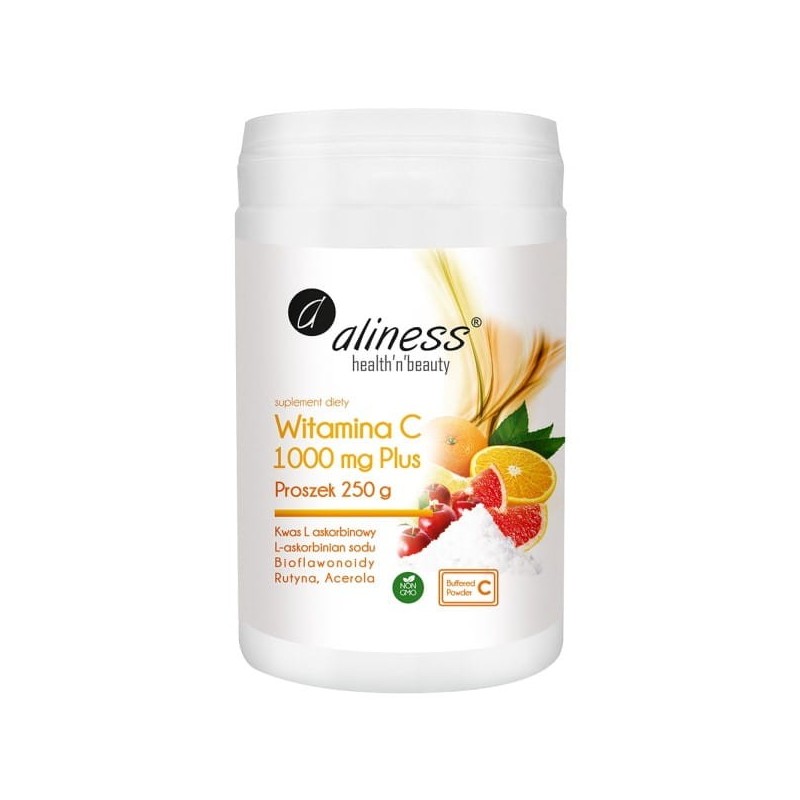 Aliness Witamina C 1000 mg Plus - Proszek 250 g
