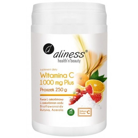 Aliness Witamina C 1000 mg Plus - Proszek 250 g