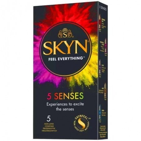 Unimil SKYN Senses 5 szt. - prezerwatywy