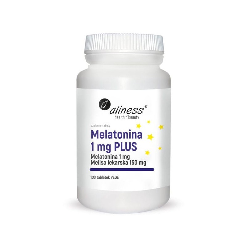 Aliness Melatonina 1 mg PLUS - 100 kapsułek