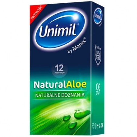 Unimil Natural Aloe 12 szt. - prezerwatywy
