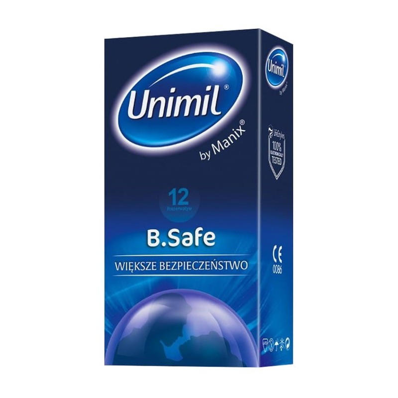 Unimil B.Safe 12 szt. - prezerwatywy