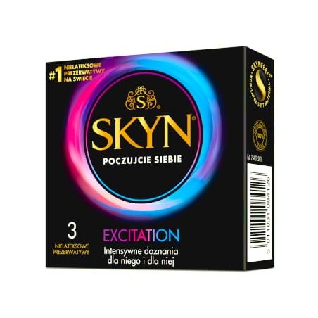Unimil SKYN Excitation 3 szt. - prezerwatywy
