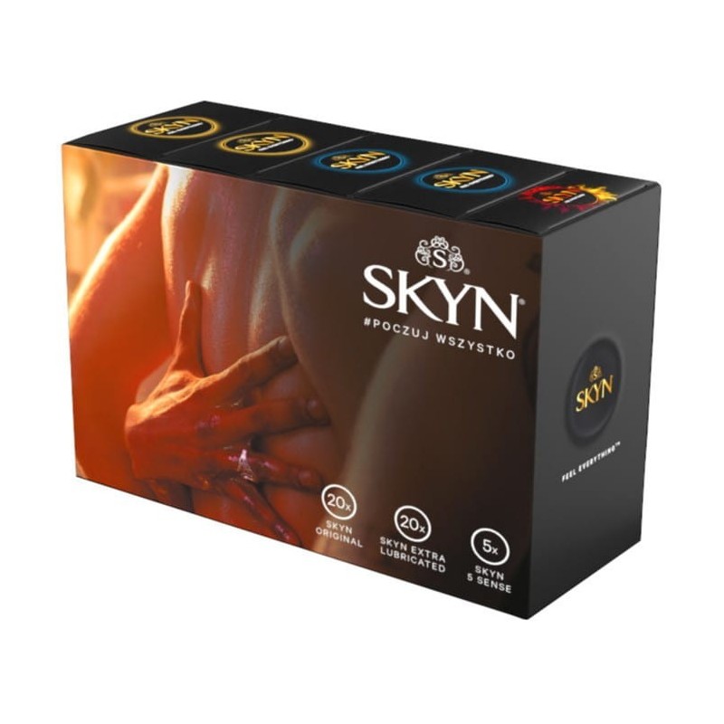 SKYN Basic Mix 45 szt. - prezerwatywy nielateksowe